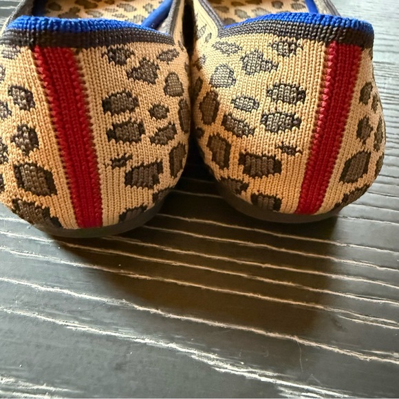 Rothy's Retired Rounded Toe Leopard Print Ballet Flats Size 6 - Picture 4 of 10